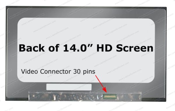 14.0 Slim 30 Pin Screen replacement for HP 840 G7