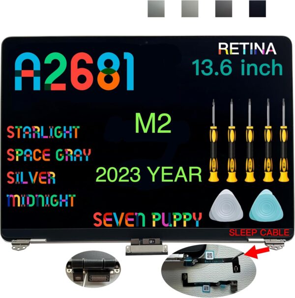 2022 Original New 13" A2681 LCD Screen for MacBook Air M2 EMC 4074 A2681 LCD Screen Replacement