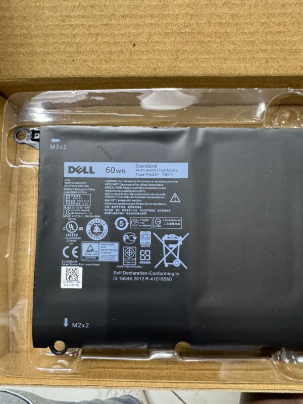 Dell XPS 13 9360 XPS 9360 PW23Y Original Laptop Battery