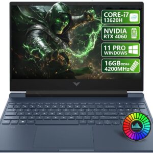 Hp Victus Gaming Laptop 15-fa1343TX Intel Core i7-13460H Octa-Core 4.60 GHz.' 16GB DDR4' SSD 512GB' NVIDIA GeForce RTX 4060 8GB GDDR6 15.6" FHD 1920 x 1080p 144Hz IPS LED Windows 11 English