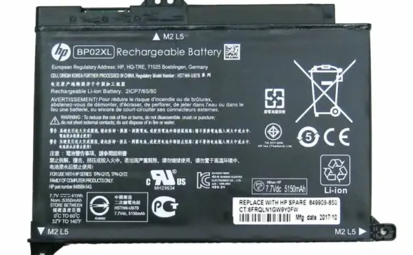 BP02XL Battery for HP Pavilion 15-AU 15-AW Series
