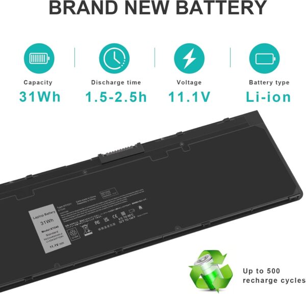 Dell Latitude E7240 Replacement Battery | Reliable Power. - Image 3